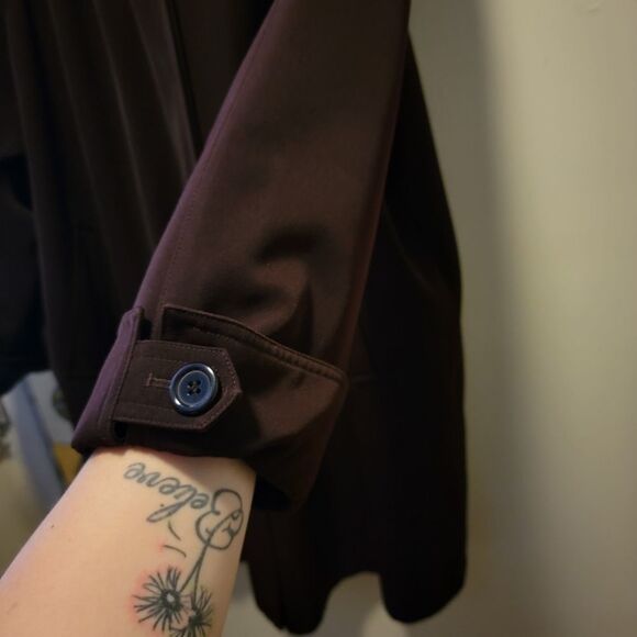 Jacqueline Ferrar Dark Purple Heavy Weight Coat - Picture 5 of 10